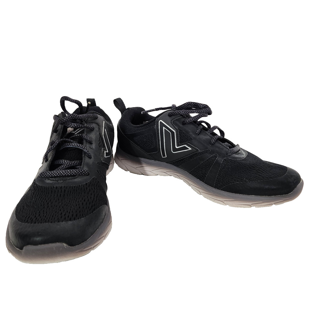 Vionic Black Active Casual Walking Shoes Sneaker Women Size 9.5 Lace Up Orthotic